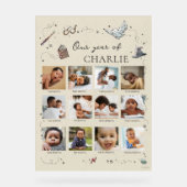 Harry Potter 1st Birthday - 12 maanden fotocollage Acryl Bord (Voorkant)