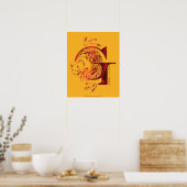 Harry Potter | Aguamenti GRYFFINDOR™ Grafisch Poster (Keuken)