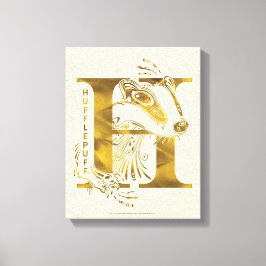 Harry Potter | Aguamenti HUFFLEPUFF™ Graphic Canvas Afdruk (Voorkant)