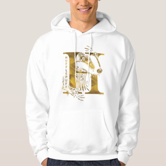 Harry Potter | Aguamenti HUFFLEPUFF™ Graphic Hoodie (Voorkant)