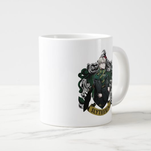 HARRY POTTER™ | Anime Draco Malfoy House Crest Extra Grote Beker (Voorkant rechts)