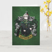 HARRY POTTER™ | Anime Draco Malfoy House Crest Kaart (Gele Bloem)