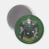 HARRY POTTER™ | Anime Draco Malfoy House Crest Magneet (Voorkant / Achterkant)