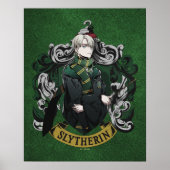 HARRY POTTER™ | Anime Draco Malfoy House Crest Poster (Voorkant)