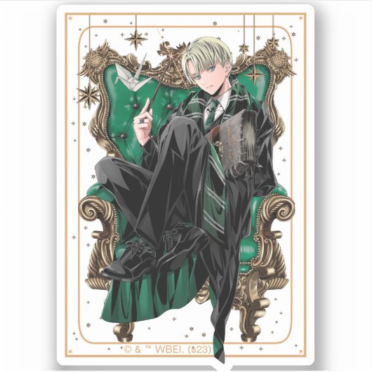 HARRY POTTER™ | Anime Draco Malfoy Seed Sticker (Voorkant)
