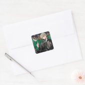 HARRY POTTER™ | Anime Draco Malfoy Seed Vierkante Sticker (Envelop)