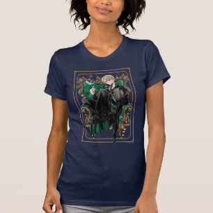 HARRY POTTER™ Anime Draco Malfoy Zittend T-shirt
