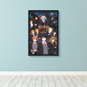 HARRY POTTER™ Anime Ensemble Scène Canvas Afdruk (Insitu (Houten vloer))