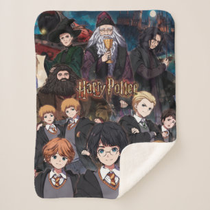 HARRY POTTER™ Anime Ensemble Scène Sherpa Deken