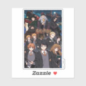 HARRY POTTER™ Anime Ensemble Scène Sticker (Vel)