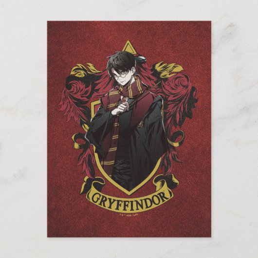 HARRY POTTER™ | Anime HARRY POTTER™ Crest Briefkaart (Voorkant)