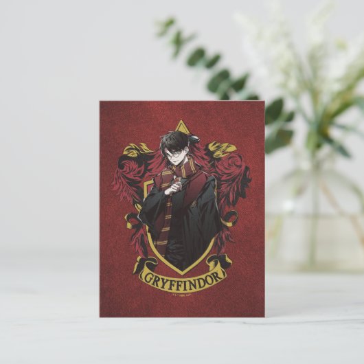 HARRY POTTER™ | Anime HARRY POTTER™ Crest Briefkaart (Staand voorkant)