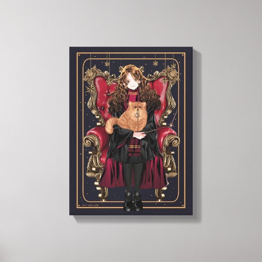 HARRY POTTER™ | Anime Hermione Granger Seed Canvas Afdruk (Voorkant)