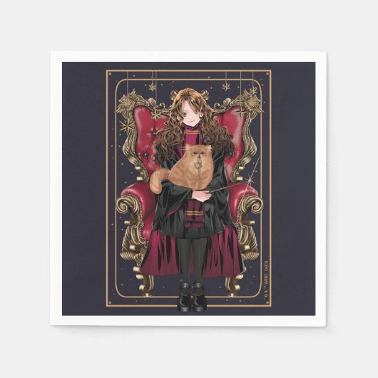 HARRY POTTER™ | Anime Hermione Granger Seed Servet (Voorkant)