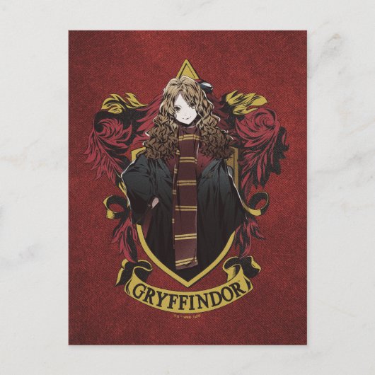 HARRY POTTER™ | Anime Hermione House Crest Briefkaart (Voorkant)