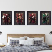 HARRY POTTER™ Anime Karakter Illustraties Muurkunst Sets (Slaapkamer)
