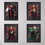 HARRY POTTER™ Anime Karakter Illustraties Muurkunst Sets (Voorkant)