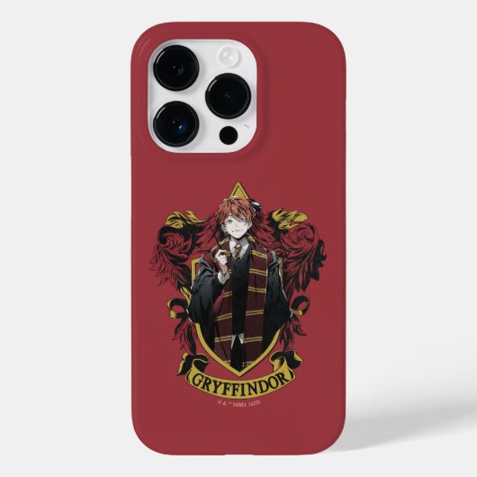 HARRY POTTER™ | Anime Ron Weasley House Crest Case-Mate iPhone Case (Achterkant)