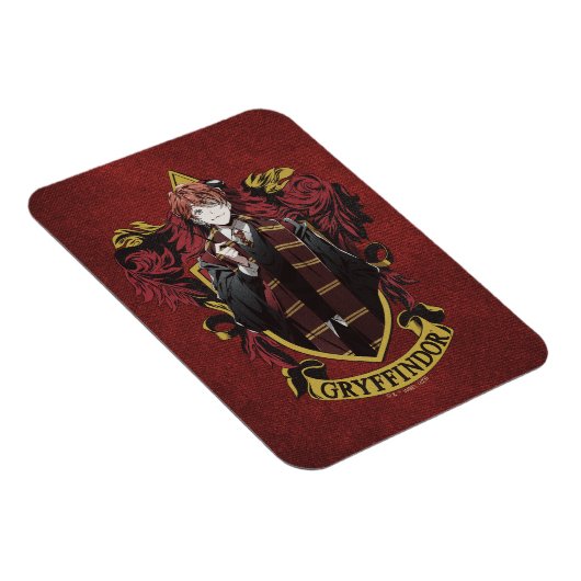 HARRY POTTER™ | Anime Ron Weasley House Crest Magneet (Rechterzijde)