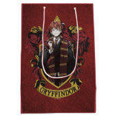 HARRY POTTER™ | Anime Ron Weasley House Crest Medium Cadeauzakje (Achterkant)