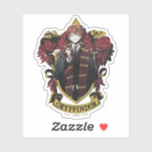 HARRY POTTER™ | Anime Ron Weasley House Crest Sticker (Vel)