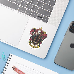 HARRY POTTER™   Anime Ron Weasley House Crest Sticker