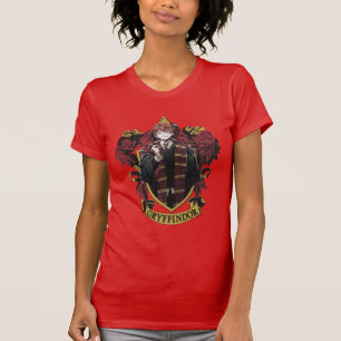 HARRY POTTER™   Anime Ron Weasley House Crest T-shirt