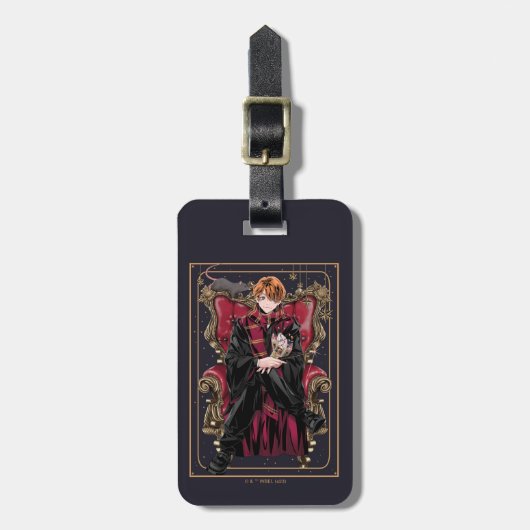 HARRY POTTER™ | Anime Ron Weasley Seed Bagagelabel (Voorkant verticaal)