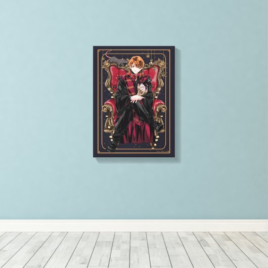 HARRY POTTER™ | Anime Ron Weasley Seed Canvas Afdruk (Insitu (Houten vloer))