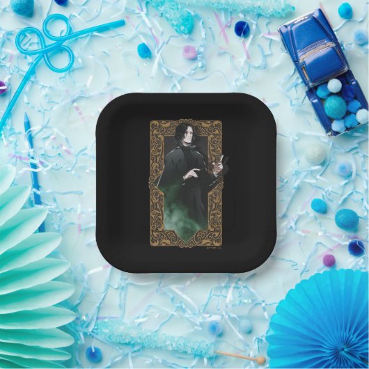HARRY POTTER™ | Anime Snape-Lijst grafisch Papieren Bordje (Feest)