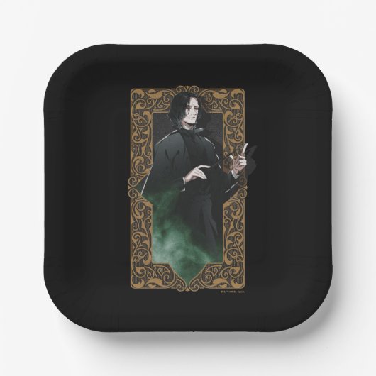 HARRY POTTER™ | Anime Snape-Lijst grafisch Papieren Bordje (Voorkant)