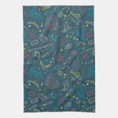 HARRY POTTER™ Artifacts Line Art Pattern Adult Theedoek (Verticaal)