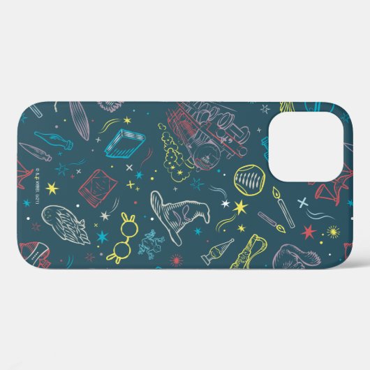HARRY POTTER™ Artifacts Line Art Pattern Case-Mate iPhone Case (Achterkant (horizontaal))