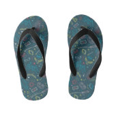 HARRY POTTER™ Artifacts Line Art Pattern Kinder Teenslippers (Voetbed)