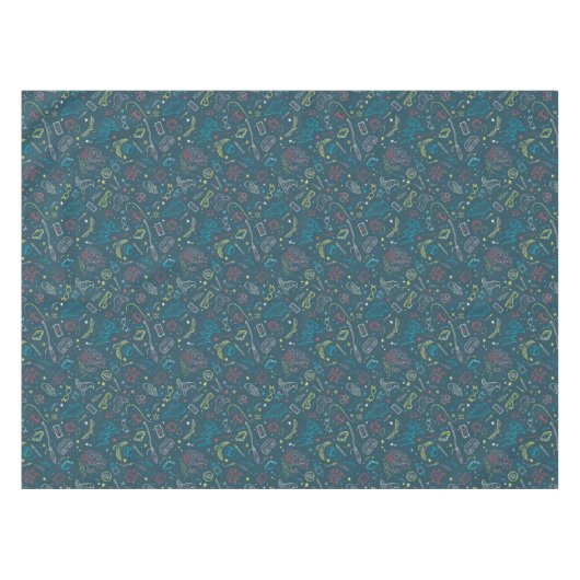 HARRY POTTER™ Artifacts Line Art Pattern Tafelkleed (Voorkant (Horizontaal))