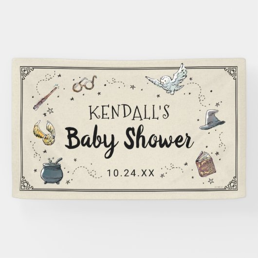 Harry Potter Baby shower Banner (Horizontaal)