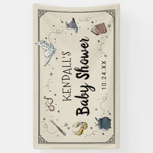 Harry Potter Baby shower Banner (Verticaal)
