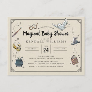 Harry Potter Baby shower Briefkaart