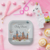 Harry Potter | Baby shower Hogwarts Castle Papieren Bordje (Feest)