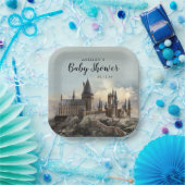 Harry Potter | Baby shower Hogwarts Castle Papieren Bordje (Feest)