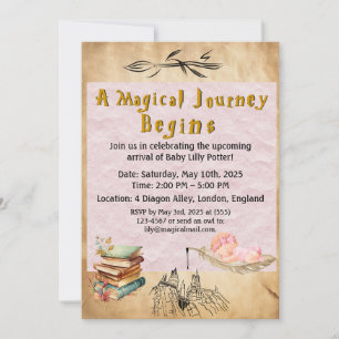 Harry Potter Baby shower - Meisje Kaart