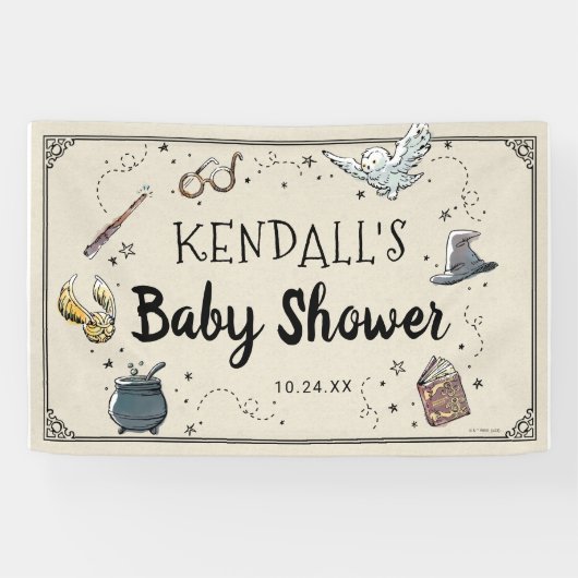 Harry Potter Baby shower Spandoek (Horizontaal)