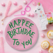 Harry Potter Birthdae/Birthday Cake Papieren Bordje (Feest)