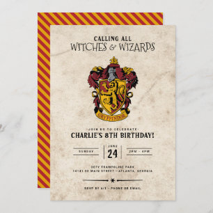 Harry Potter Birthday   Gryffindor Kaart