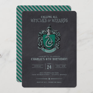 Harry Potter Birthday   Slytherin-alkboard Kaart