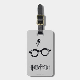 Harry Potter Bliksem en bril Bagagelabel