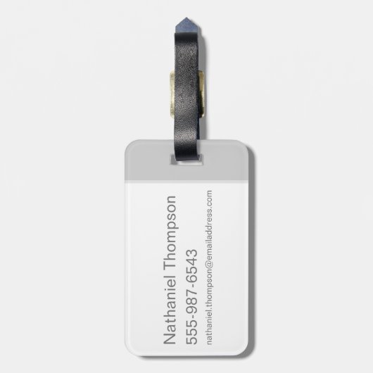 Harry Potter | Bliksem en bril Bagagelabel (Achterkant verticaal)