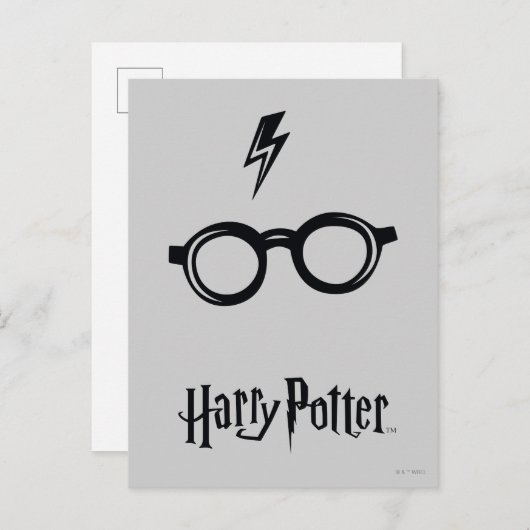 Harry Potter | Bliksem en bril Briefkaart (Voorkant / Achterkant)