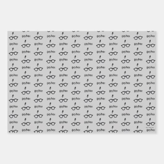 Harry Potter | Bliksem en bril Inpakpapier Vel (Voorkant 3)