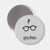 Harry Potter | Bliksem en bril Magneet (Voorkant / Achterkant)